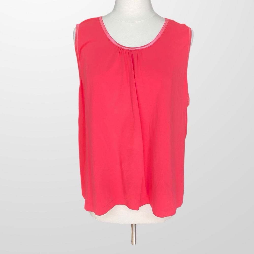 Liz & Me Essentials 2X 22 / 24 Top Shirt Sleeveless‎ Blouse Stretch Travel